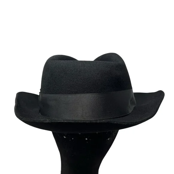 Bruno Capelo XL Hat Cap Australian Wool Fedora Teardrop Crown Fabio FB230 7 1/2